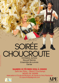 Soirée choucroute et concert 