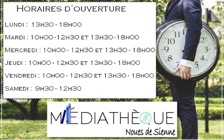 Médiathèques horaires